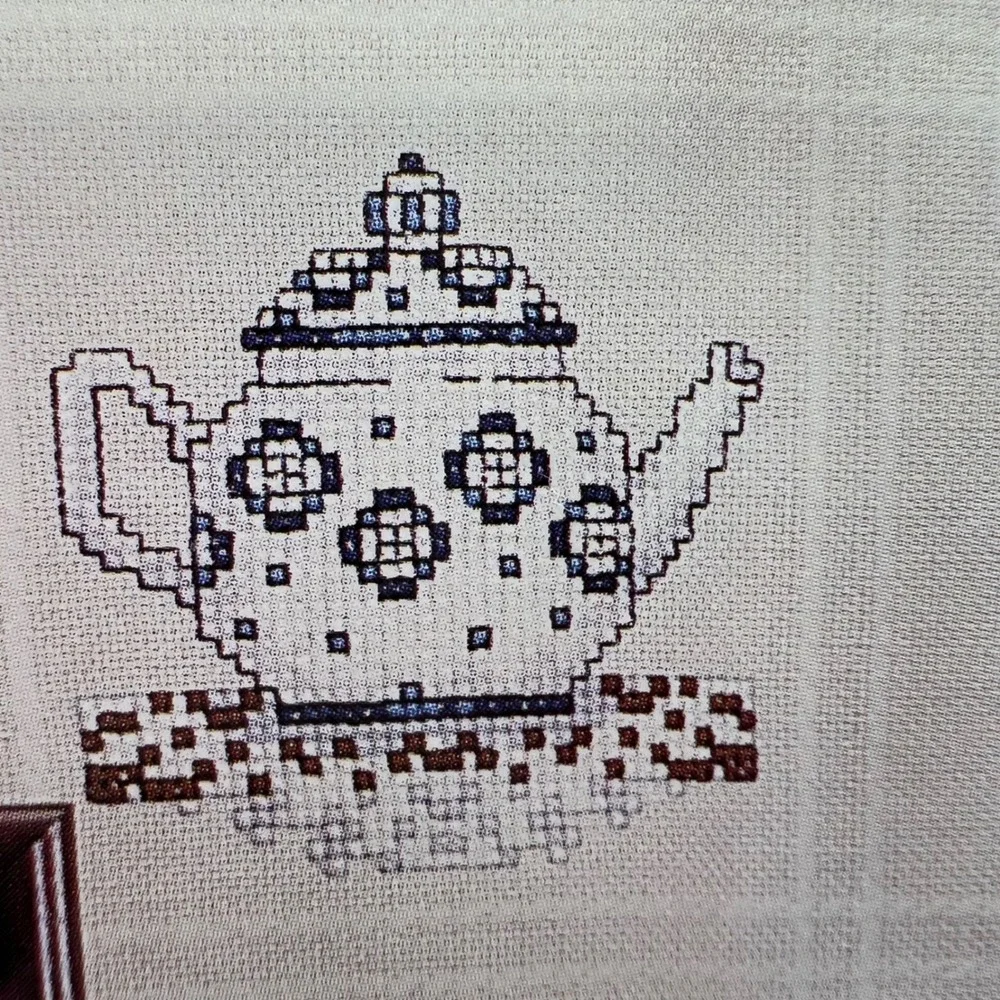 Tiny Little Teapots Cross My Heart Counted Cross Stitch Pattern Book CSB-160